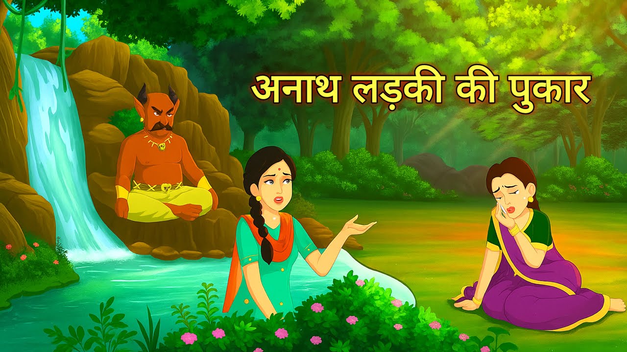 रहस्यमयी जंगल और अनाथ लड़की|Hindi Moral Story|Hindi Kahaniya|Fairy Tales|Cartoon Video|Kahaniya