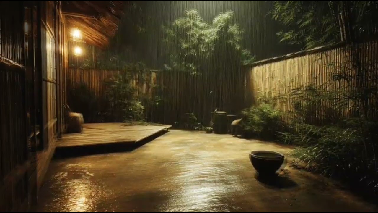 Lembut Menyeluruh – Suara Hujan & Piano Sleep Music – Rain Sound Suasana Tenang Untuk Tidur