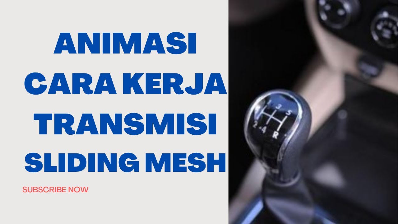 #transmisimobil ANIMASI CARA KERJA TRANSMISI MOBIL | SLIDING MESH