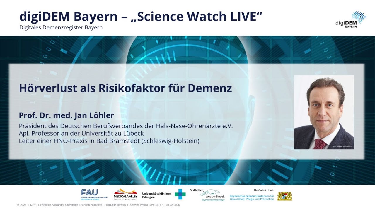 Webinar: Hörverlust als Risikofaktor für Demenz