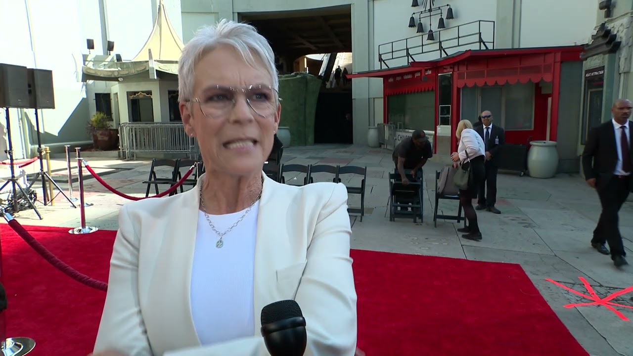 Jamie Lee Curtis Hand And Footprint Ceremony - Itw Jamie Lee Curtis (Official video)
