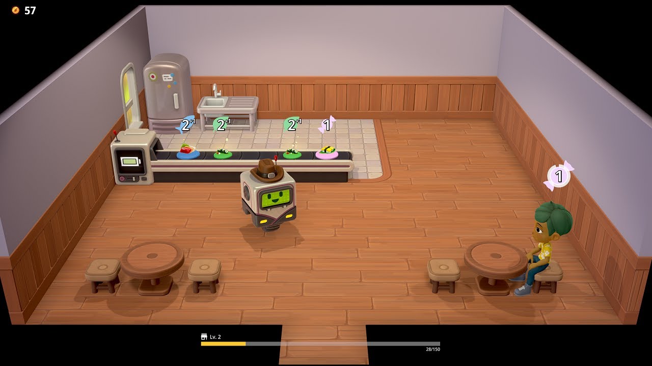 Rolling Hills: Make Sushi, Make Friends Gameplay 🍣 Xbox One - Robot waiter