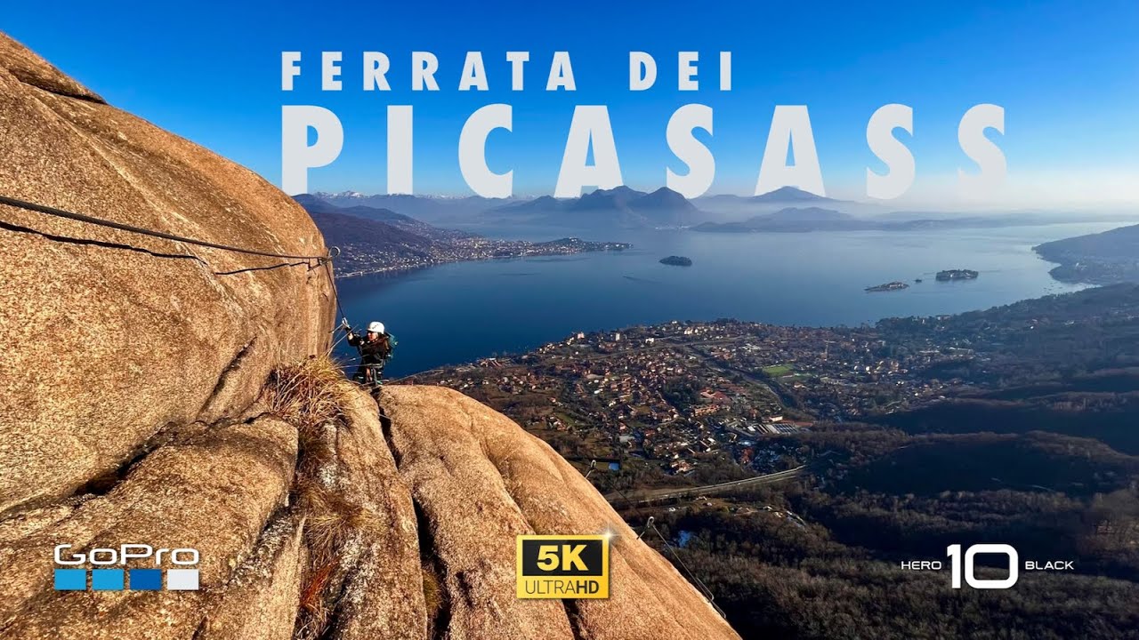 Ferrata dei PICASASS, Lago Maggiore | Baveno, Verbania  - Piemonte [5K]