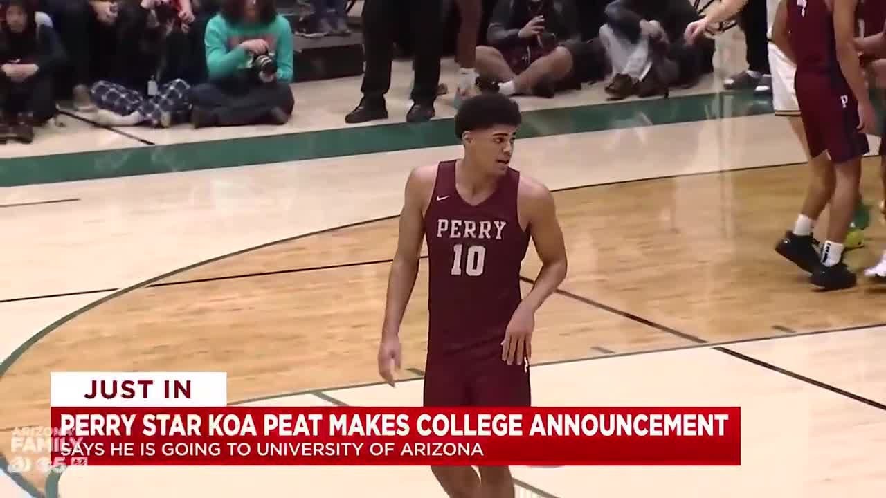 Five-star recruit Koa Peat commits to Arizona Wildcats