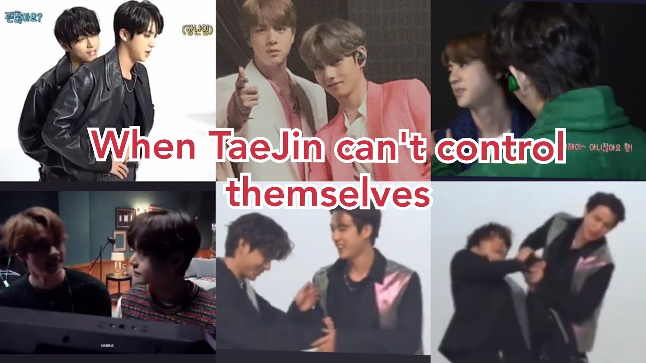 When TaeJin can't control themselves 😌😏