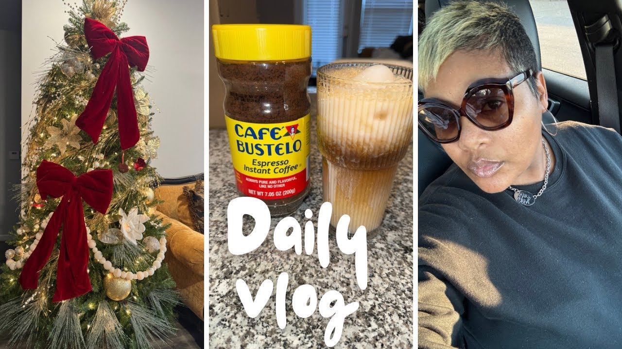 Guess Who Cut my Hair | Thanksgiving | Decorating my Tree | Trying Cafe Bustelo