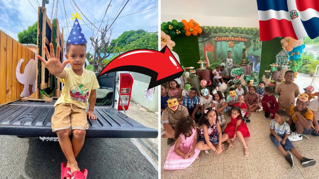 🇩🇴Así celebran un CUMPLEAÑOS en REPÚBLICA DOMINICANA, en CUBA es IMPOSIBLE.