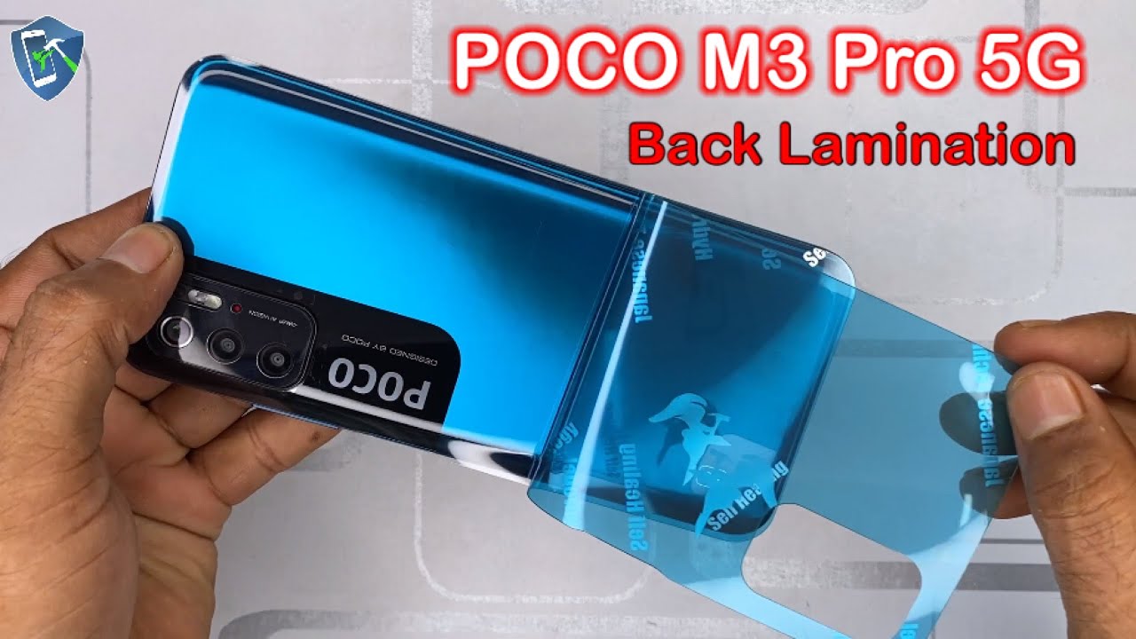 POCO M3 Pro Back Lamination Skin || Camera Lens Protector || How To Install Screen Guard POCO M3 Pro