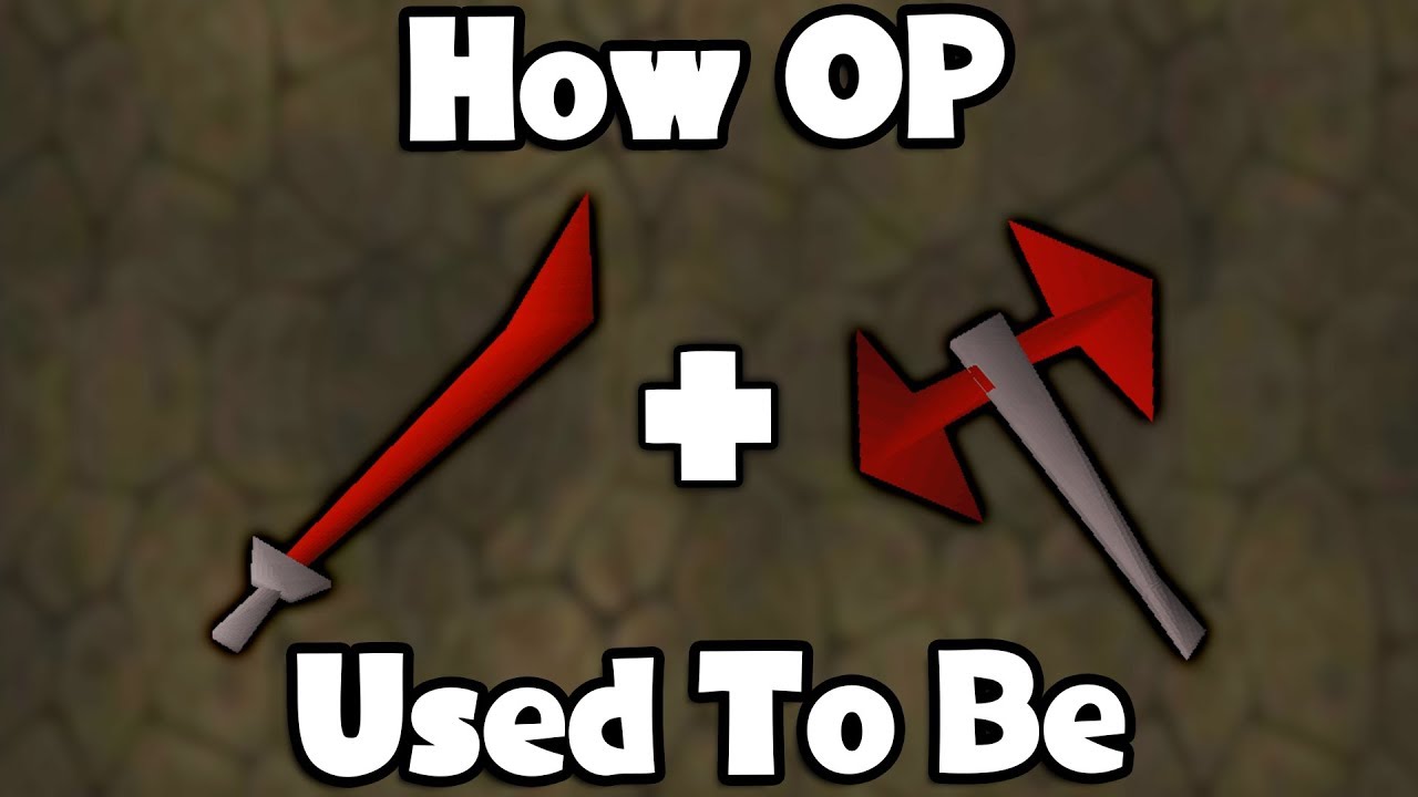 How OP Dragon Longsword + Battleaxe Used to Be - OSRS 2002