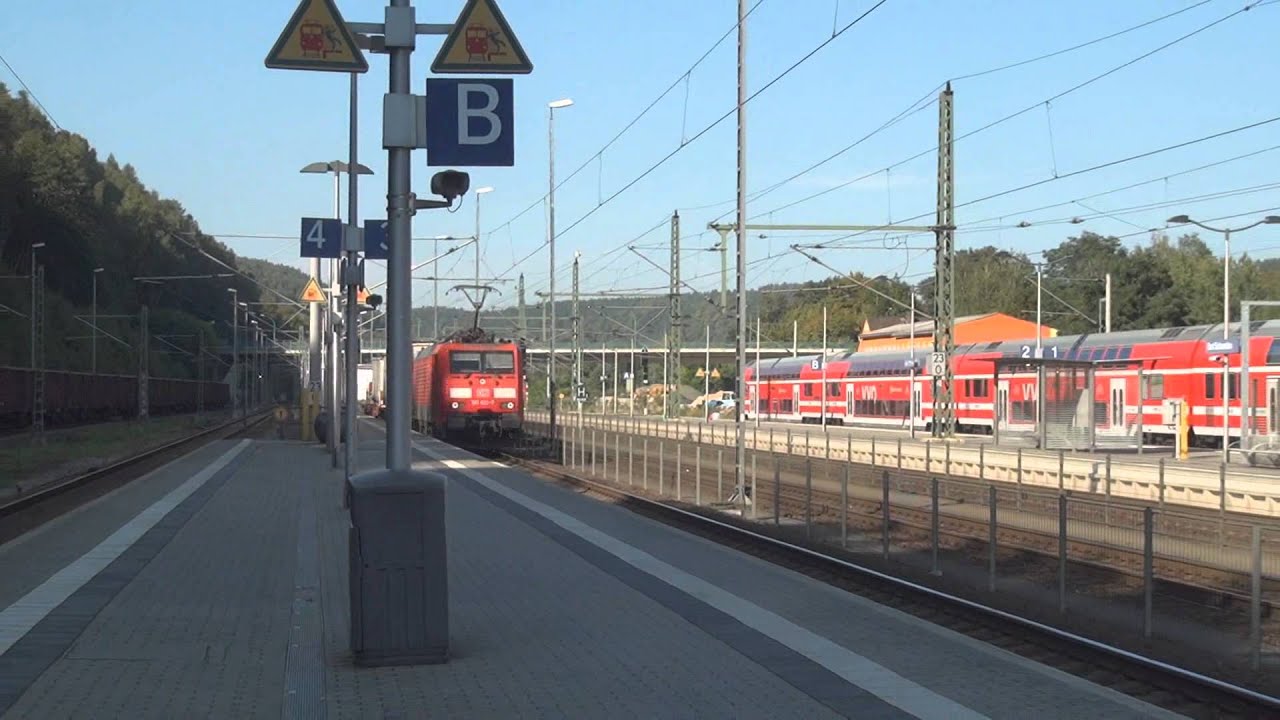 Vlaky Bad Schandau 3.10.2015 [FullHD]
