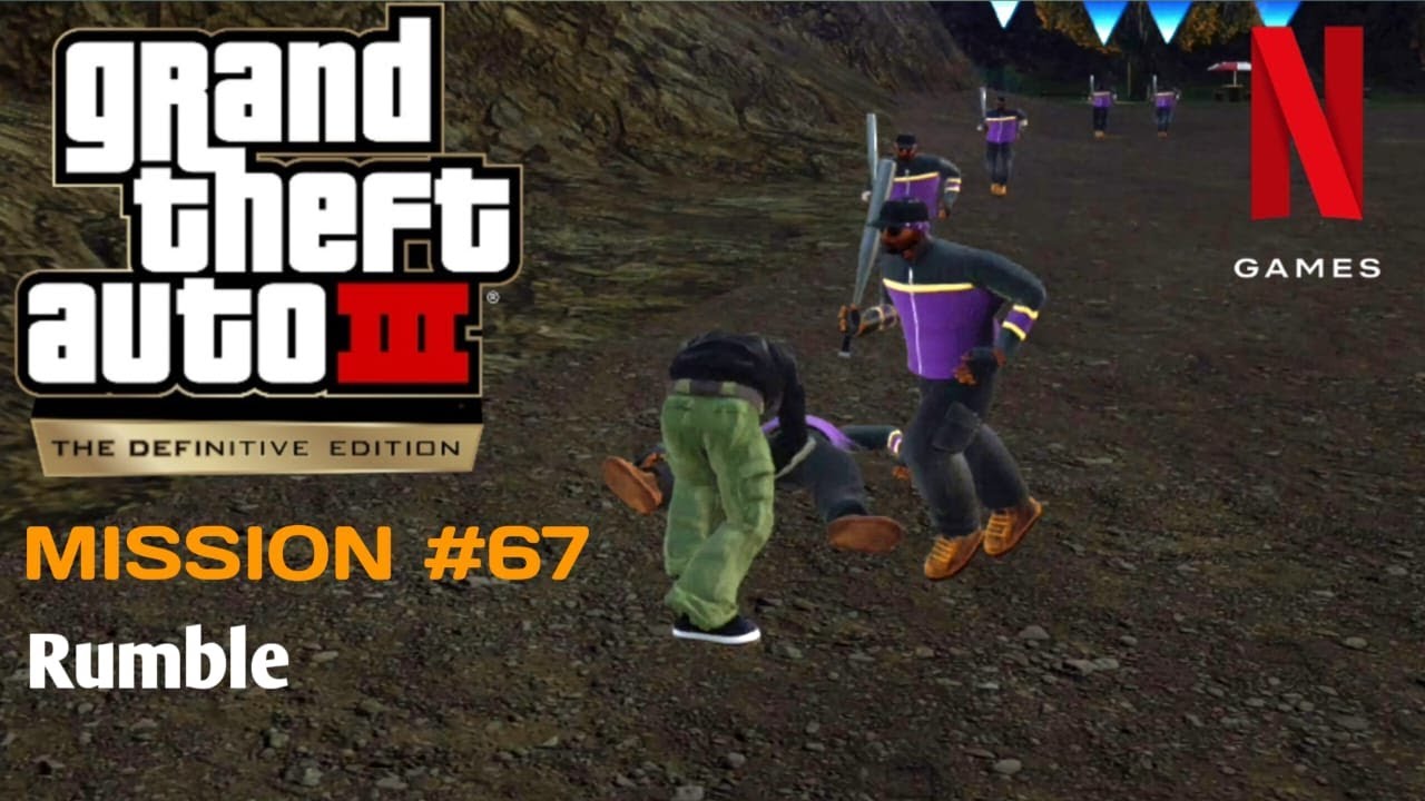 Mission 67 Rumble - Pay Phone D-Ice GTA 3 Definitive Edition (Netflix iOS/Android)