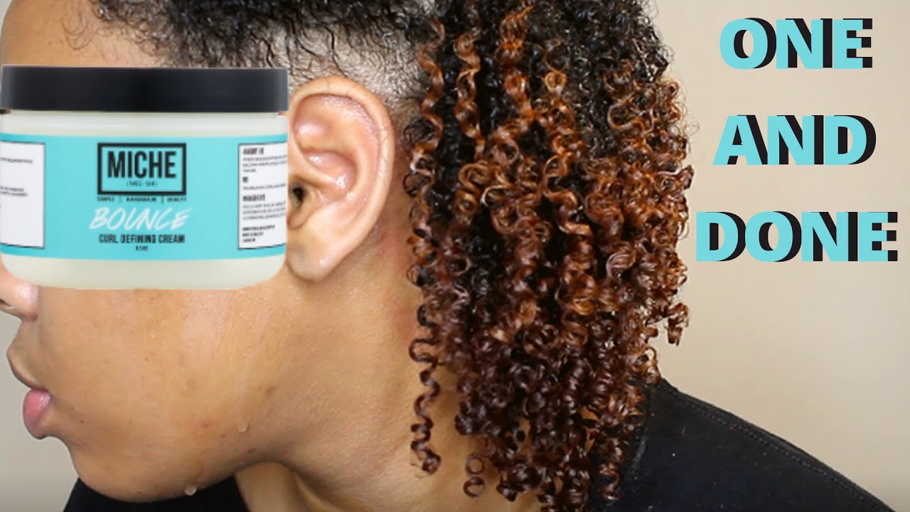 I FINALLY TRIED Miche Beauty Bounce Curl Defining Cream as a One and Done