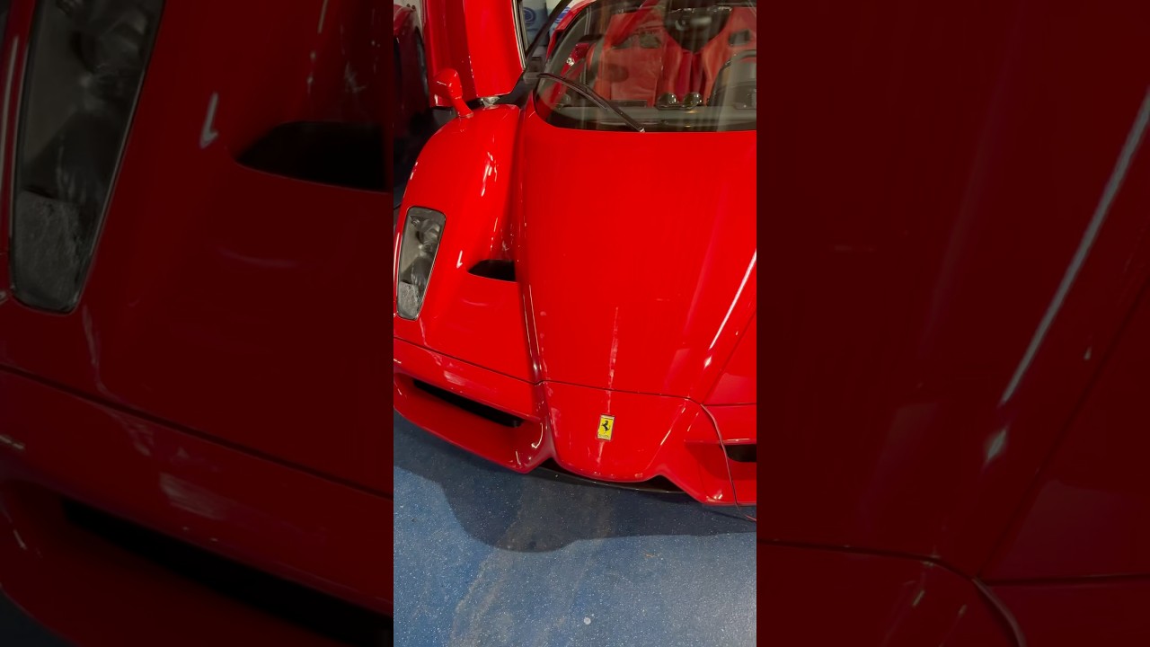 How to open the bonnet on your #ferrari  #enzo , contact @CarSecurity  to secure your car today!