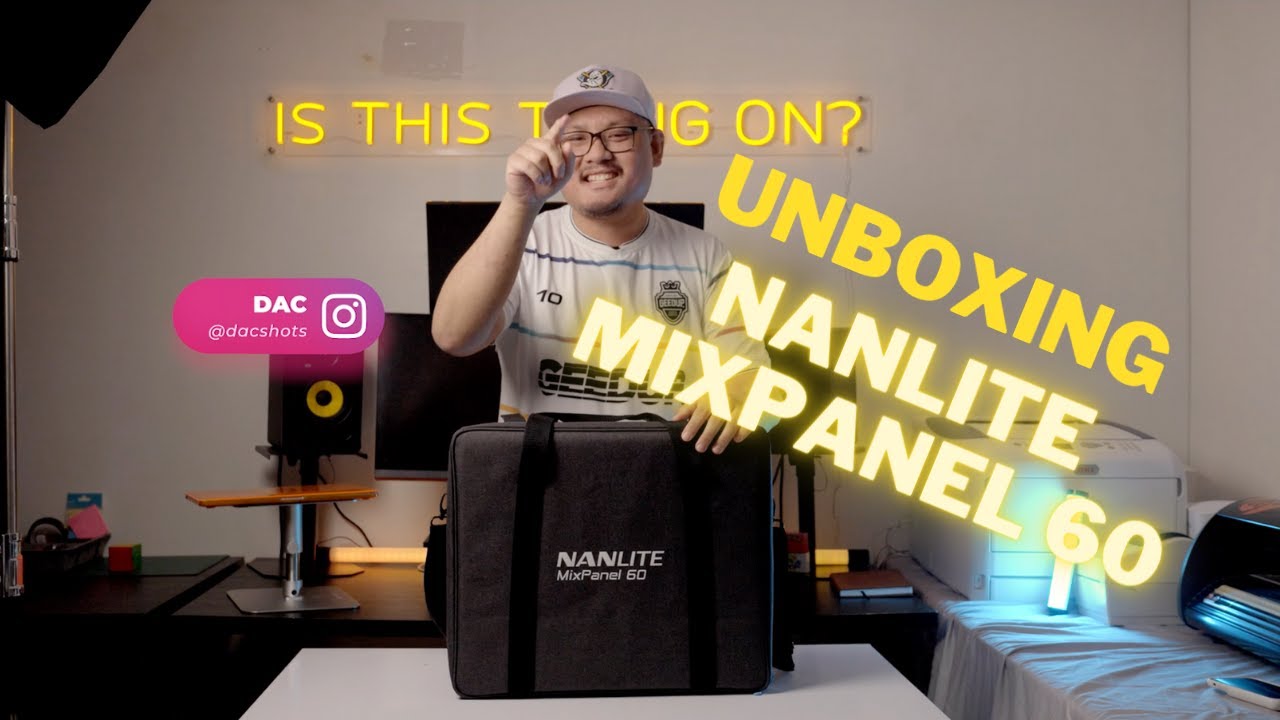 UNBOXING NANLITE MIXPANEL 60 RGB