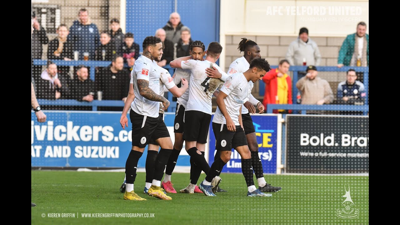 HIGHLIGHTS: AFC Telford United vs Kettering Town: Southern League Premier Central - 10th Feb 2024.