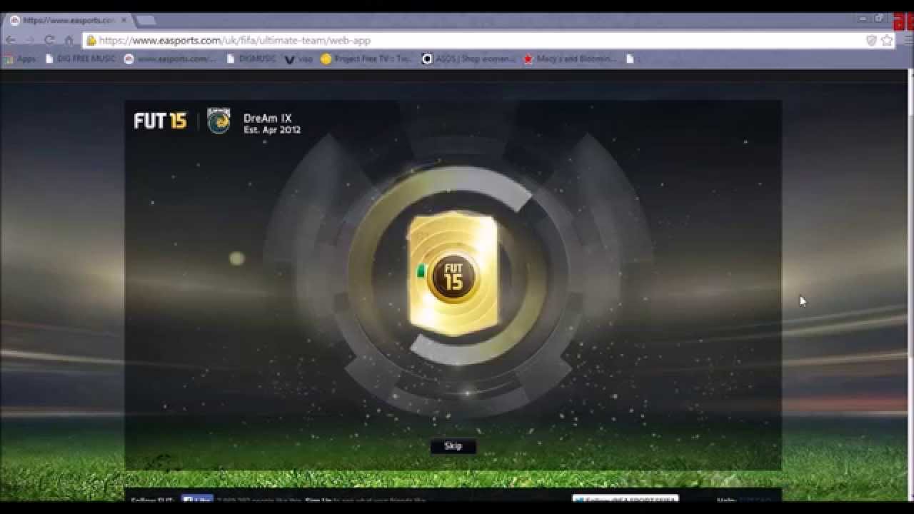 FIFA 15 Web App!