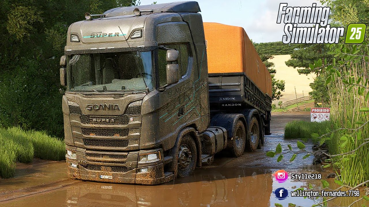 PEGAMOS ATOLEIRO NO MEIO DA VENDA PESADA DE MILHO | Faz Caiçara | Farming Simulator 25 -ep.57
