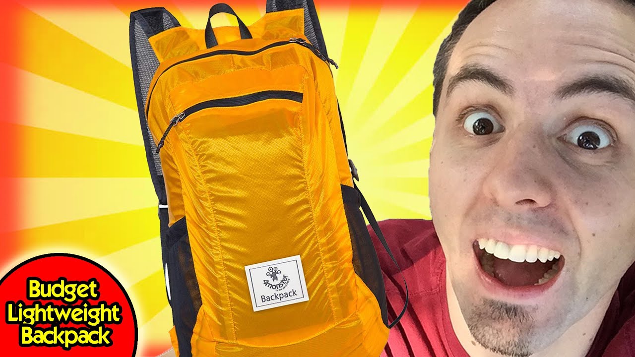 BUDGET LIGHTWEIGHT BACKPACK | 4Monster Packable Backpack Unboxing & First Look Review