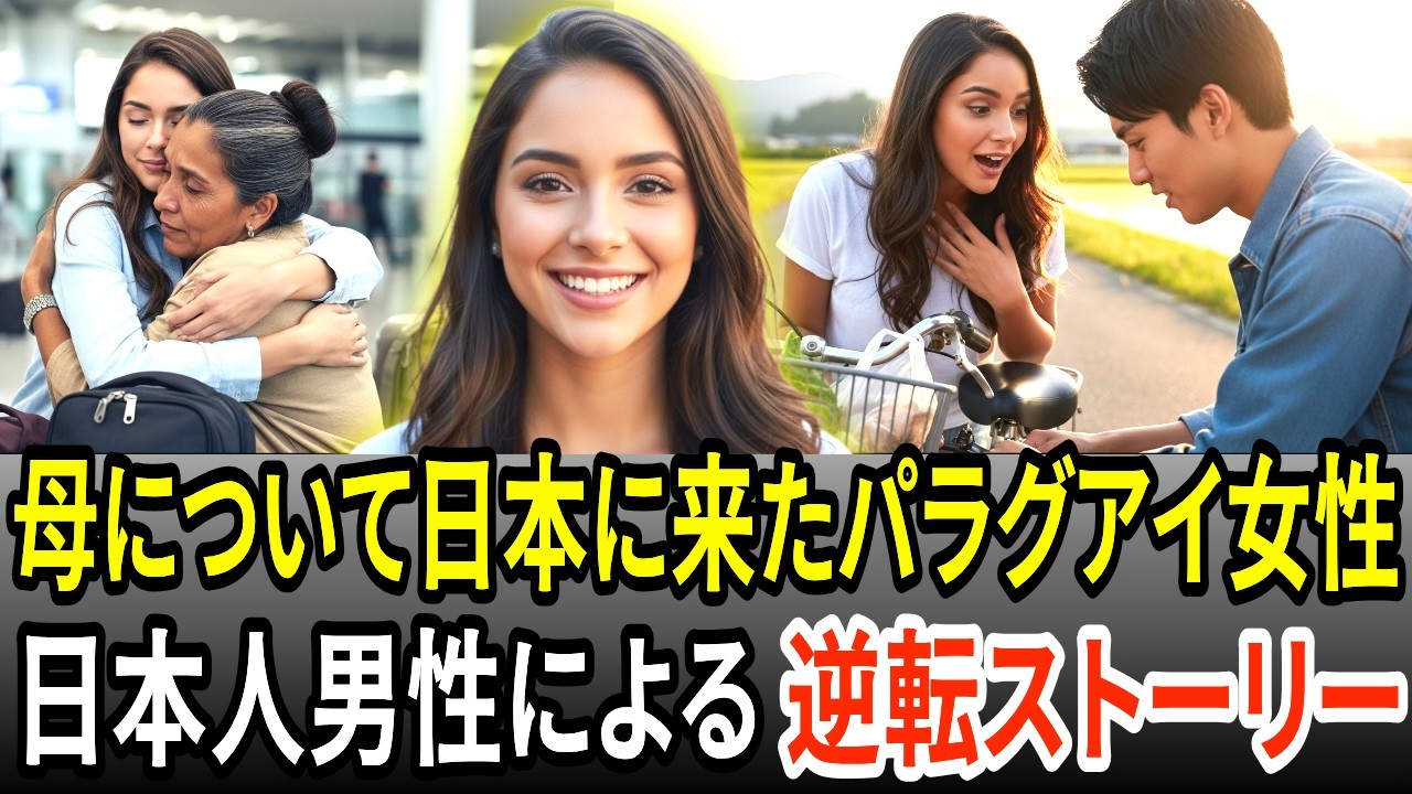 母に従い迷いながら日本に来たパラグアイ女性、しかし日本人男性による予想外の逆転ストーリー