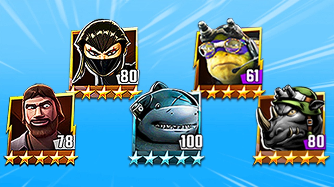 TMNT Legends Armaggon, Karai, Donnie Movie, Rocksteady Classic, Chris Bradford