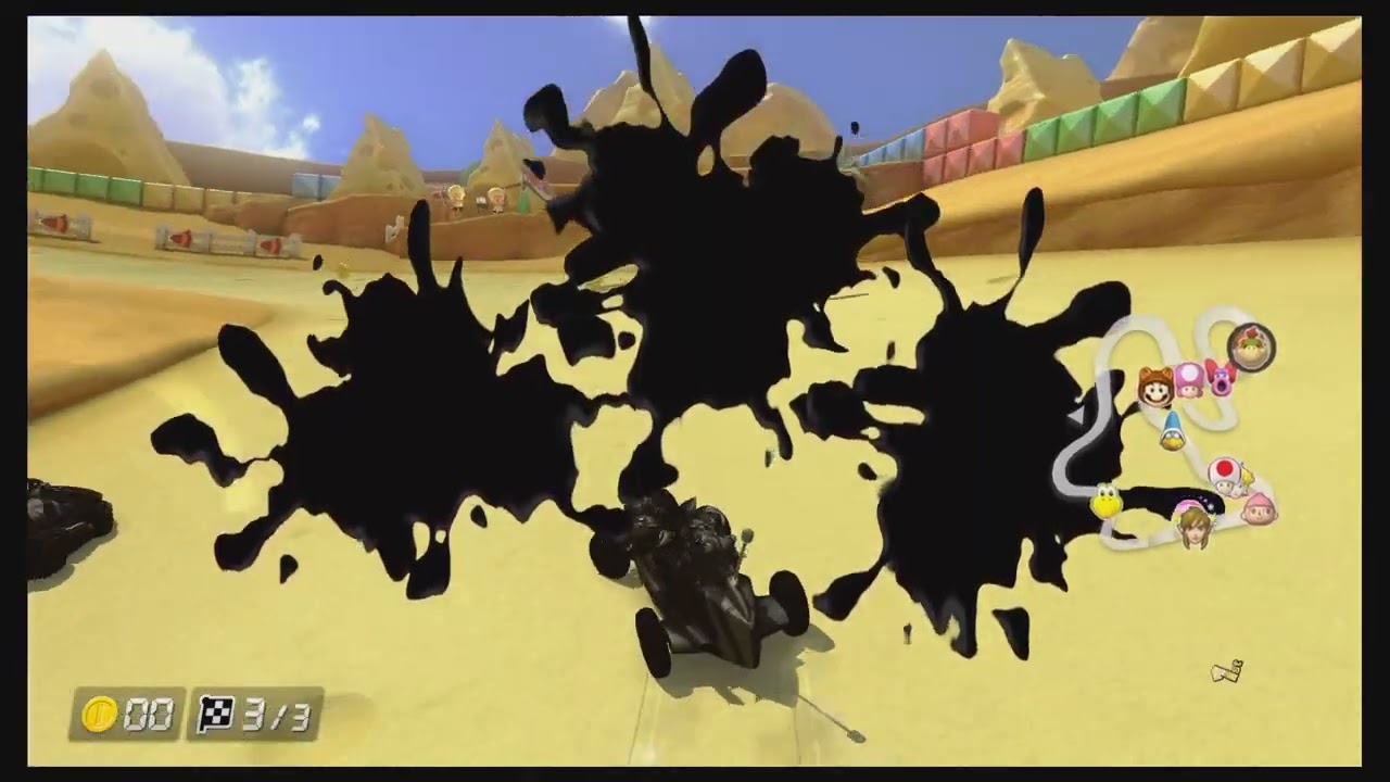 Mario Cart 8 Crossing Cup 20 seconds before riding
