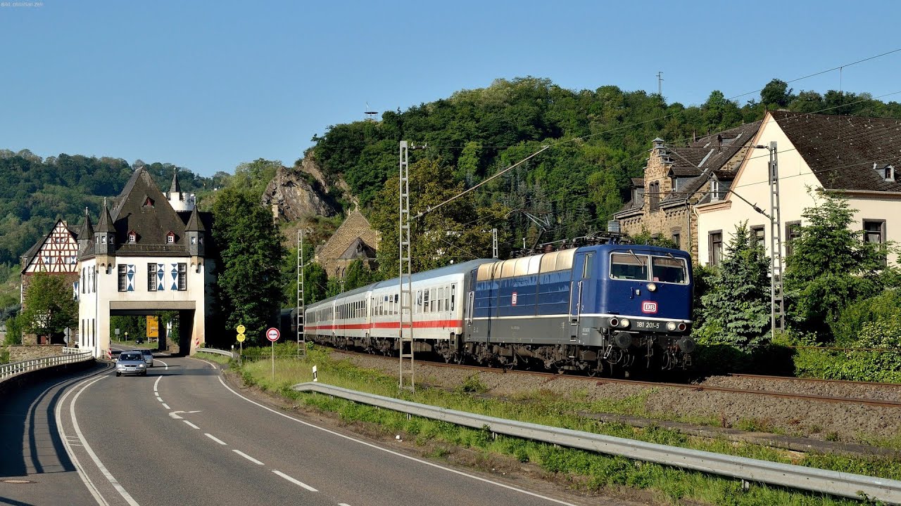 Fahrt ins Blaue - 181 201 mit InterCity-Zügen an der Mosel (Ganzer Film)