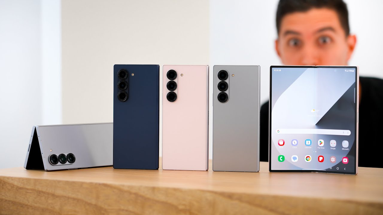 Samsung Galaxy Z Fold 6 — ВСЕ ЦВЕТА + ПРАКТИЧЕСКИЕ ВИДЕО