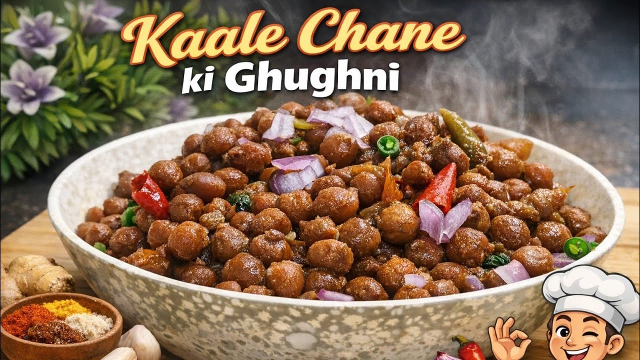 काले चने की रेसिपी❤ ghugni recipe  ramazan special✨ asan aur mazedar recipe। #aftaar #ramazan #fyp 