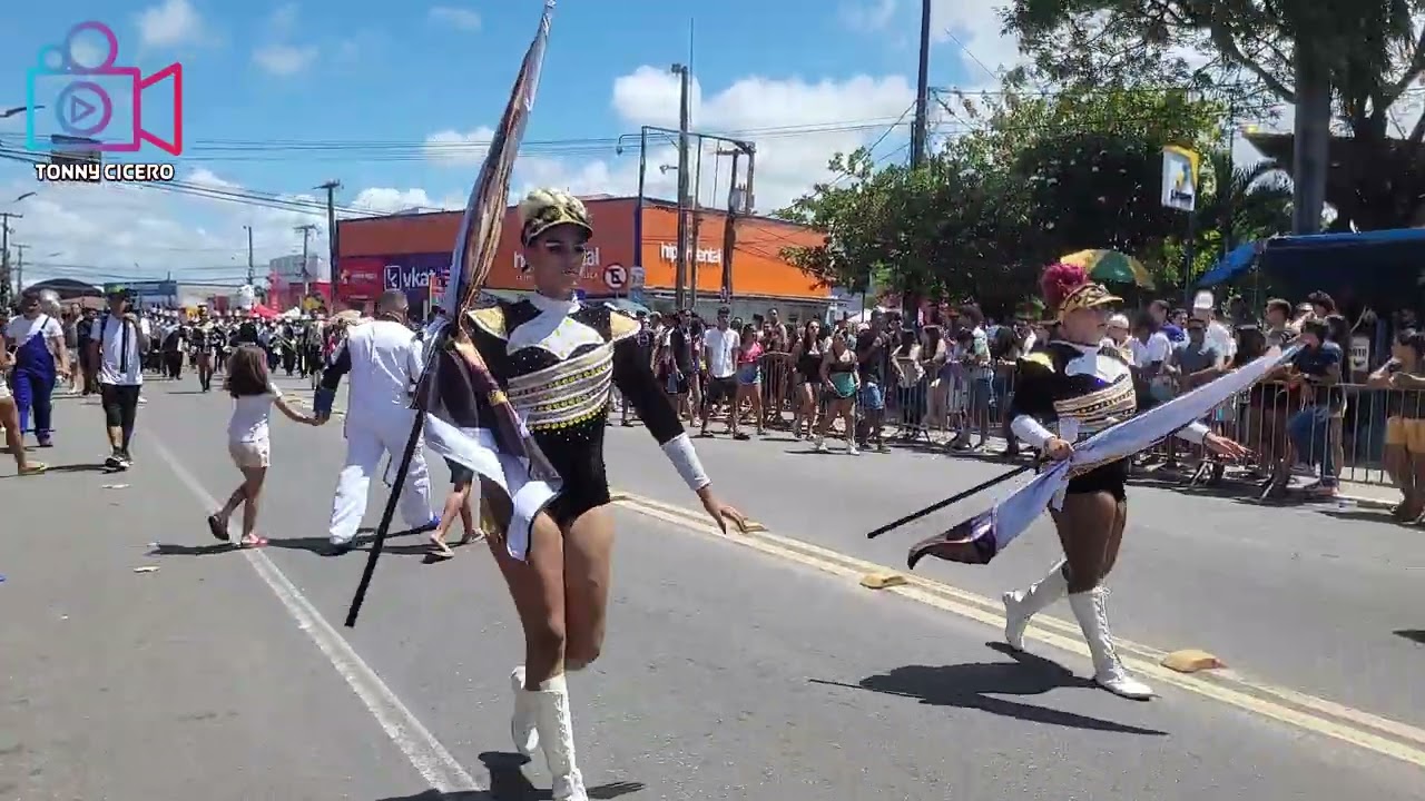 Desfile Cívico do Bairro de Mangabeira 2024 | João Pessoa - PB | Banda Marcial Luis Ramalho