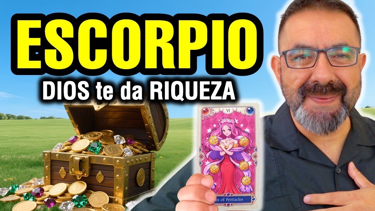 Escorpio ♏️ Energ&iacute;as MILLONARIAS. DIOS te env&iacute;a ORO A MONTONES 🔮 TAROT de dinero