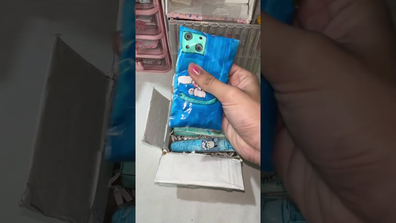 Packing fake order and making paper crafting and making paper squishy