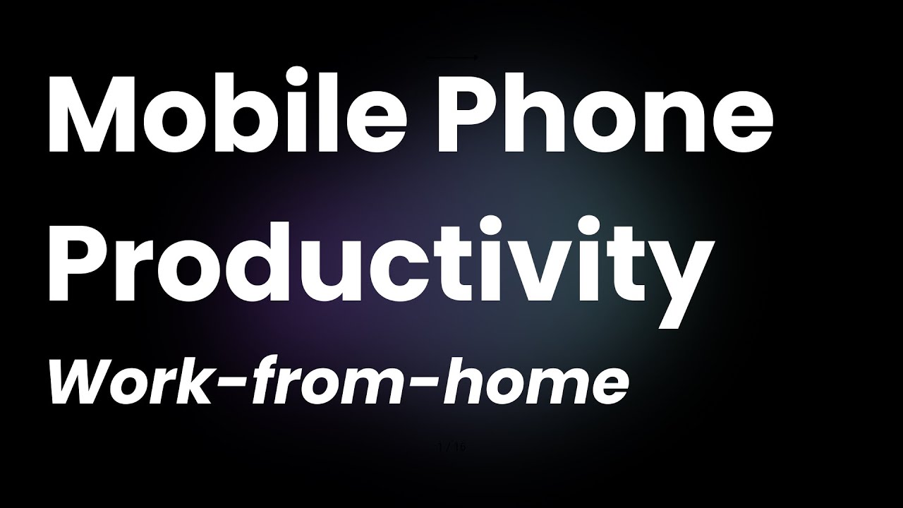 Mobile Phone Hacks: WFH Filipino Freelancer