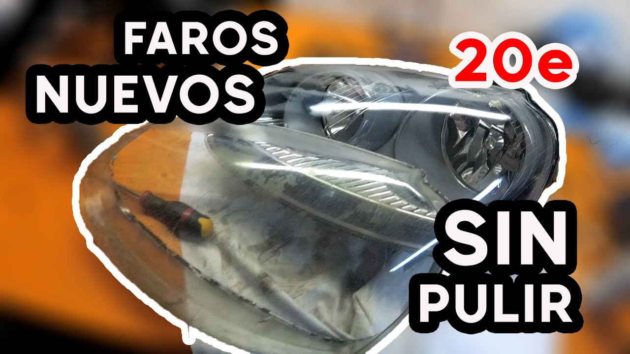 💡 Restaurar faros SIN PULIR (Cambio lentes) 🛠️Faros ALIEXPRESS GOLF V mk5 VW