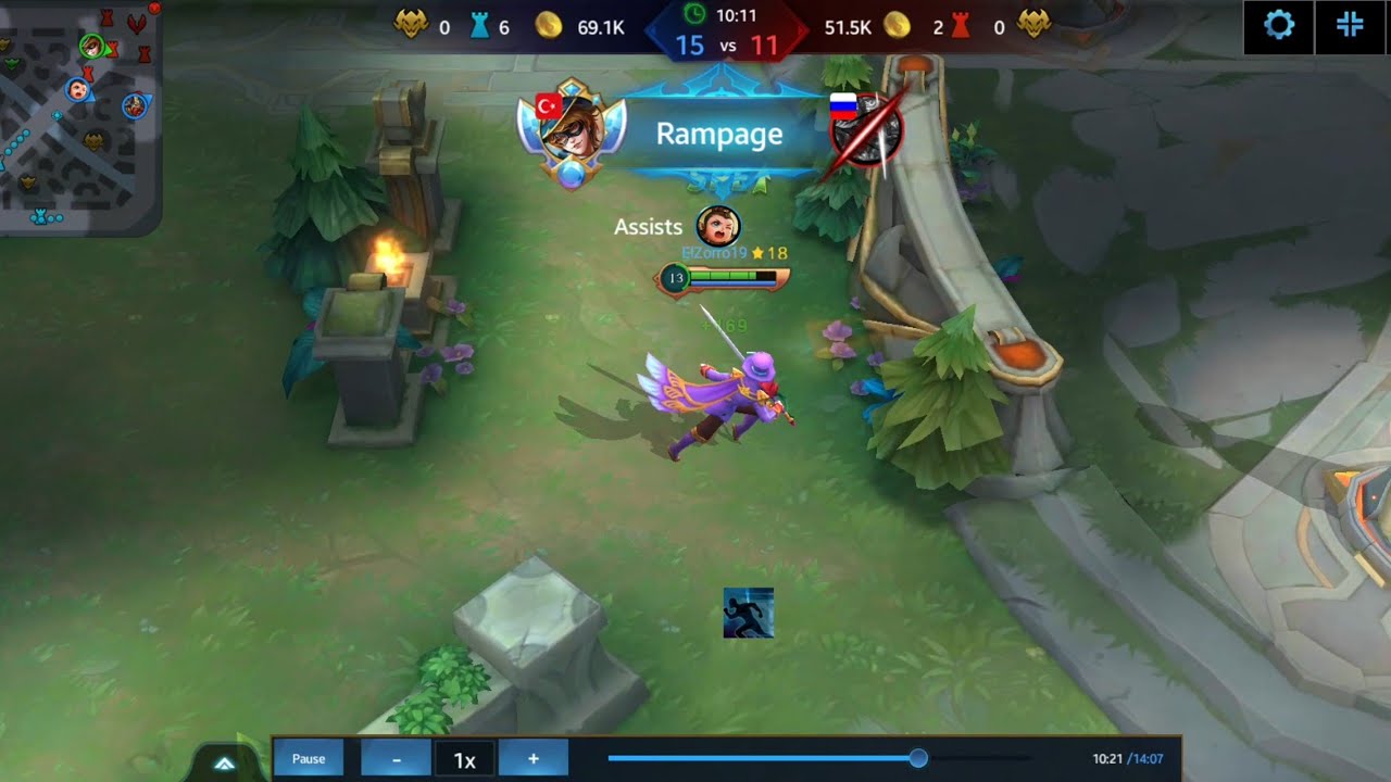 Top Global 1 Zorro Gameplay | Heroes Evolved