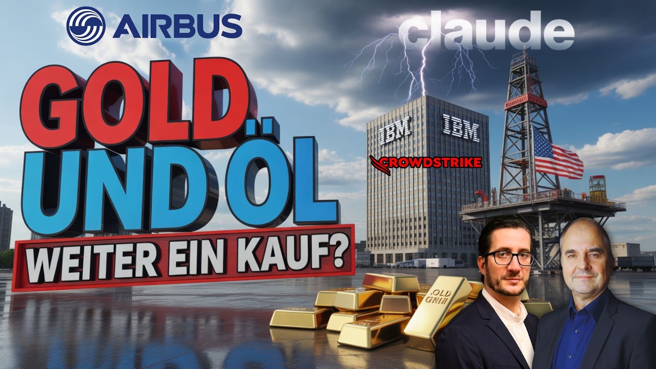 Anthropic-Schock! Ganze Branchen stürzen ab, CrowdStrike, IBM – Kaufchancen? Airbus,Gold & Öl Update