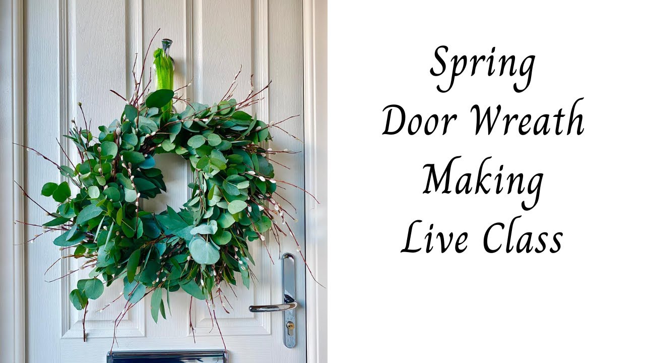 How to make a Spring Wreath - live stream
