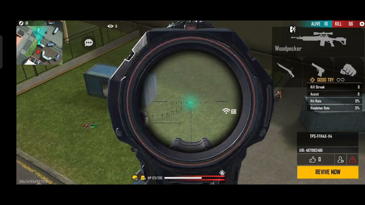 Hacker in training ground .flying hack headshot hack .Broken Rocky ff