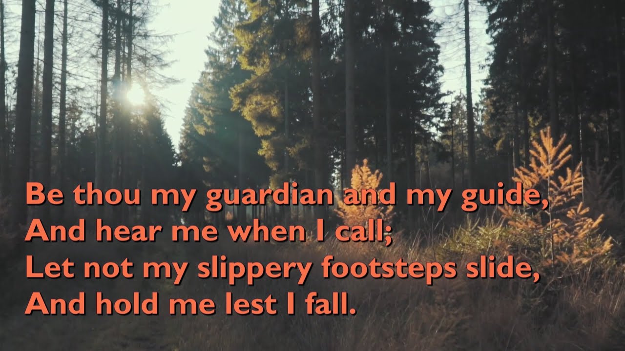Be Thou My Guardian and My Guide (Tune: Abridge - 4vv) [with lyrics for congregations]