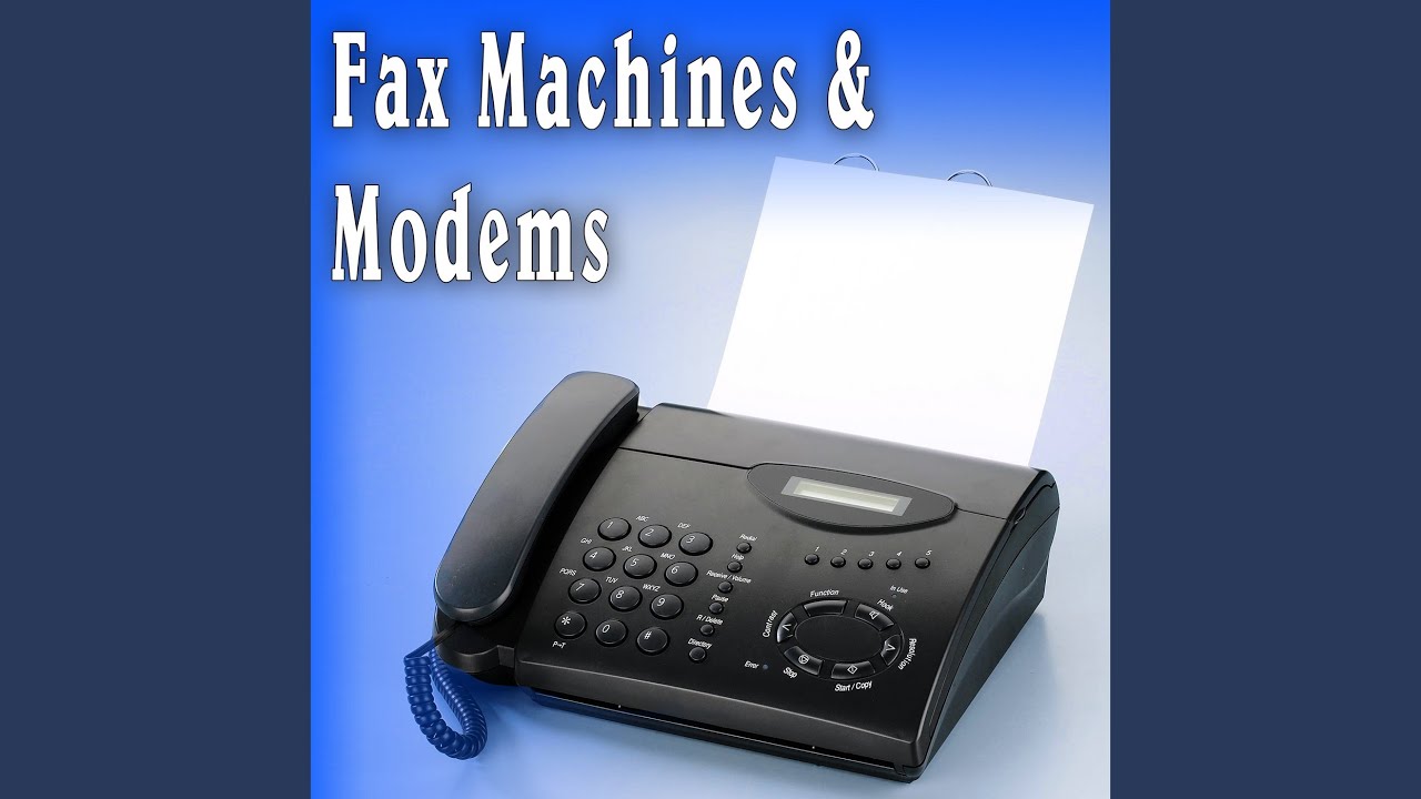 Old Thermal Paper Fax Machine Rings & Receives Multi Page Fax