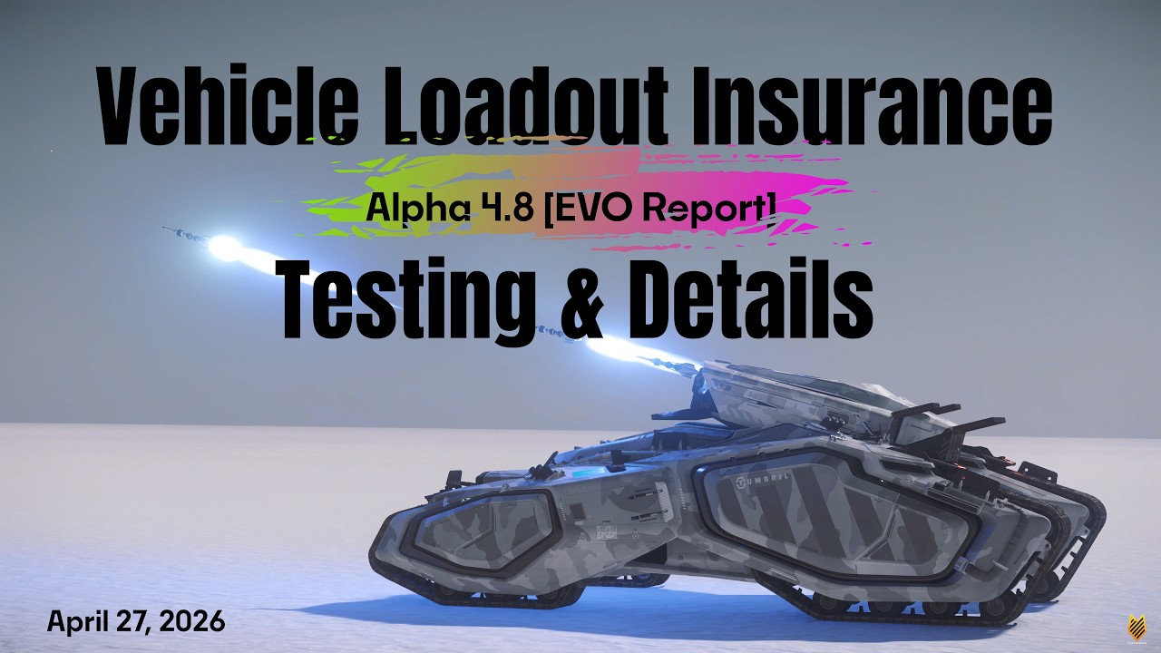 4.8 New Feature: Vehicle Loadout Insurance Testing & Many Important Changes | 4.8 EVO Report 04.26