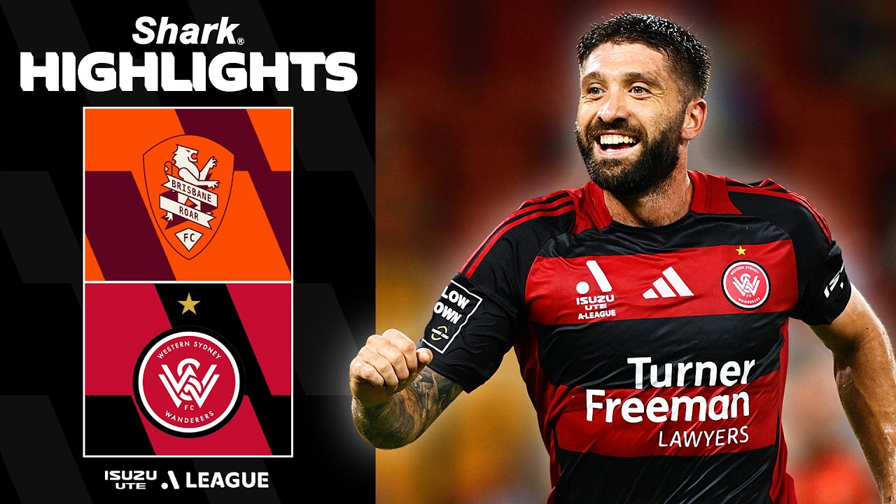 Brisbane Roar v Western Sydney Wanderers | SHARK HIGHLIGHTS | Isuzu UTE A-League 2025-26 | Round 21