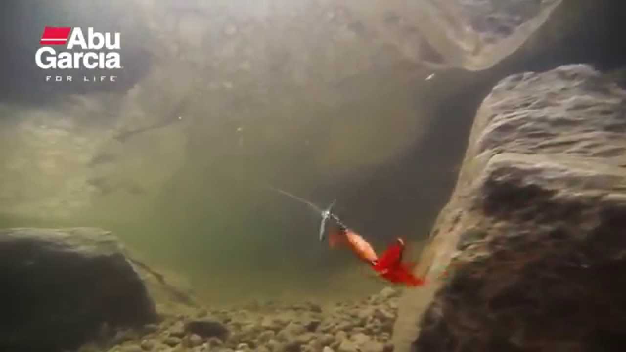 Abu Garcia Reflex Red swimming action - iboats.com