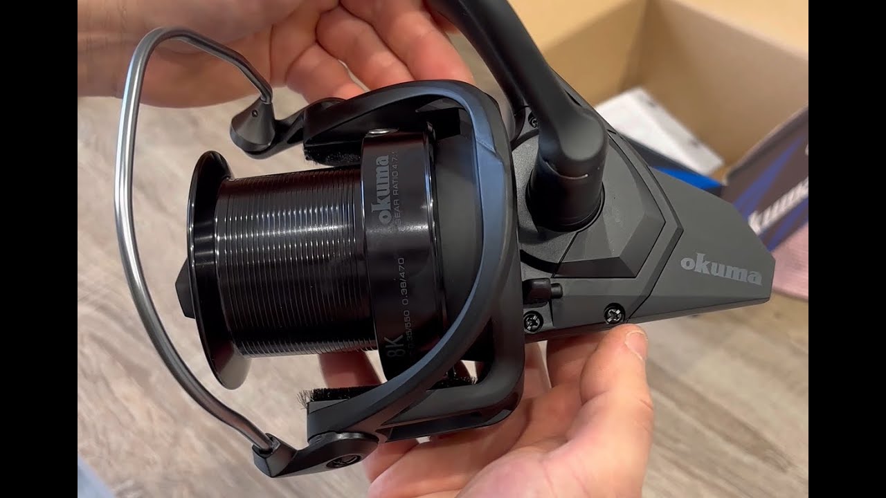 Unboxing Okuma 8k i jak nawijam żyłkę Warmuz Boat yellow.