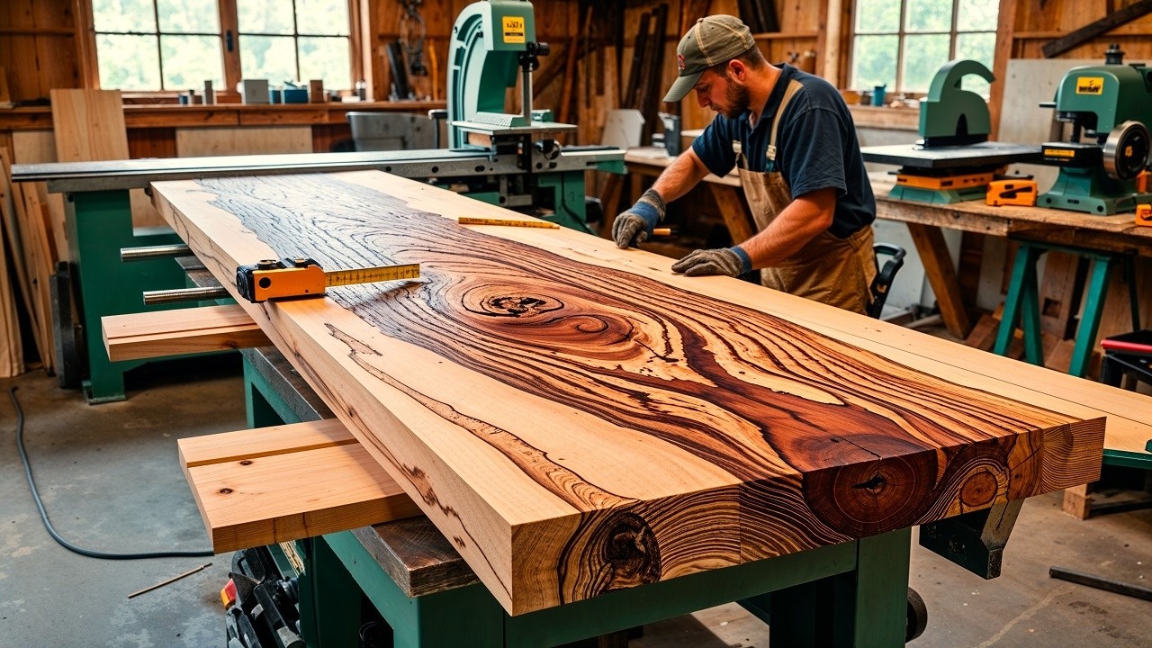 Watch This Guy Build a New Playground for His Son Out of Solid Pine Wood! - His Son Was So Touched..