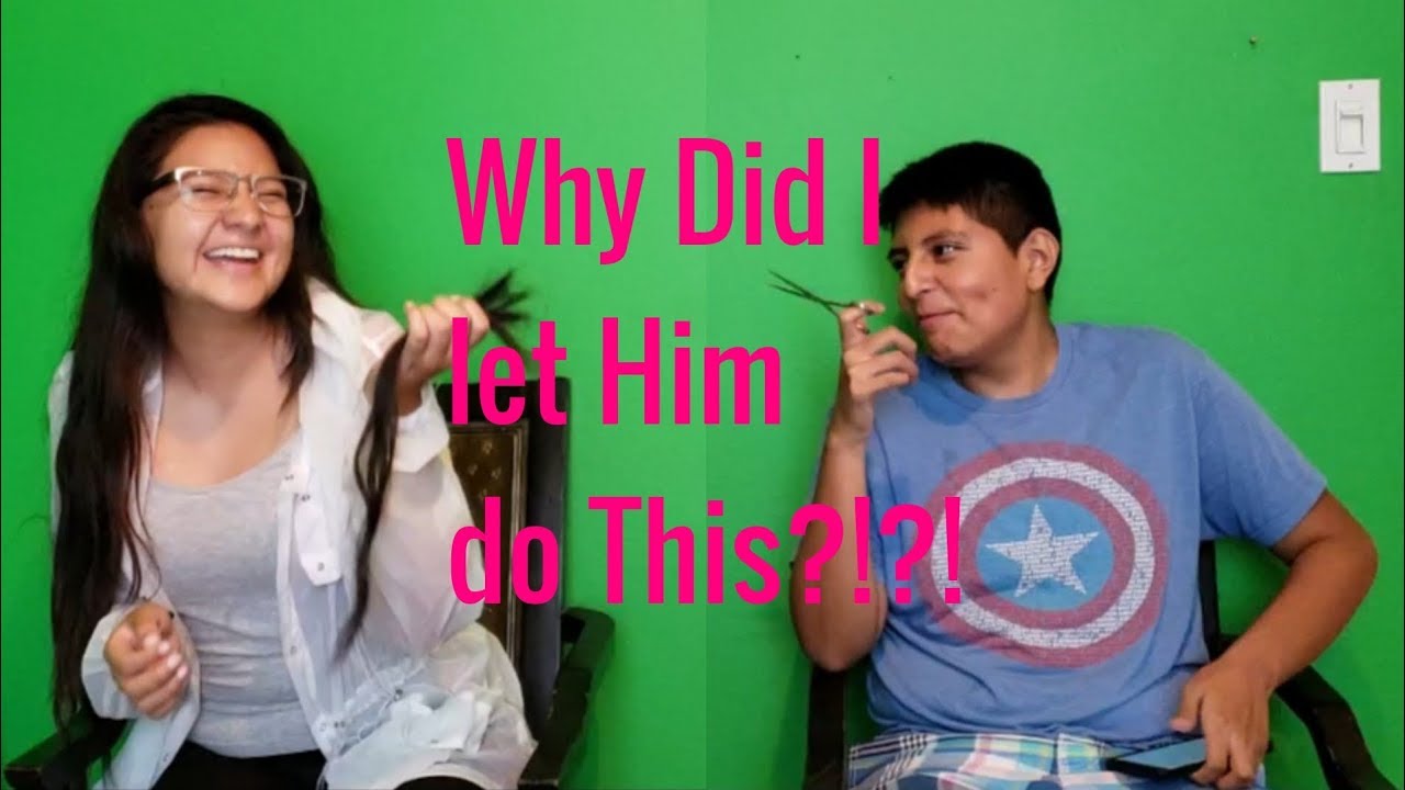 *Emotional* Why did I trust him? He cut my hair!
