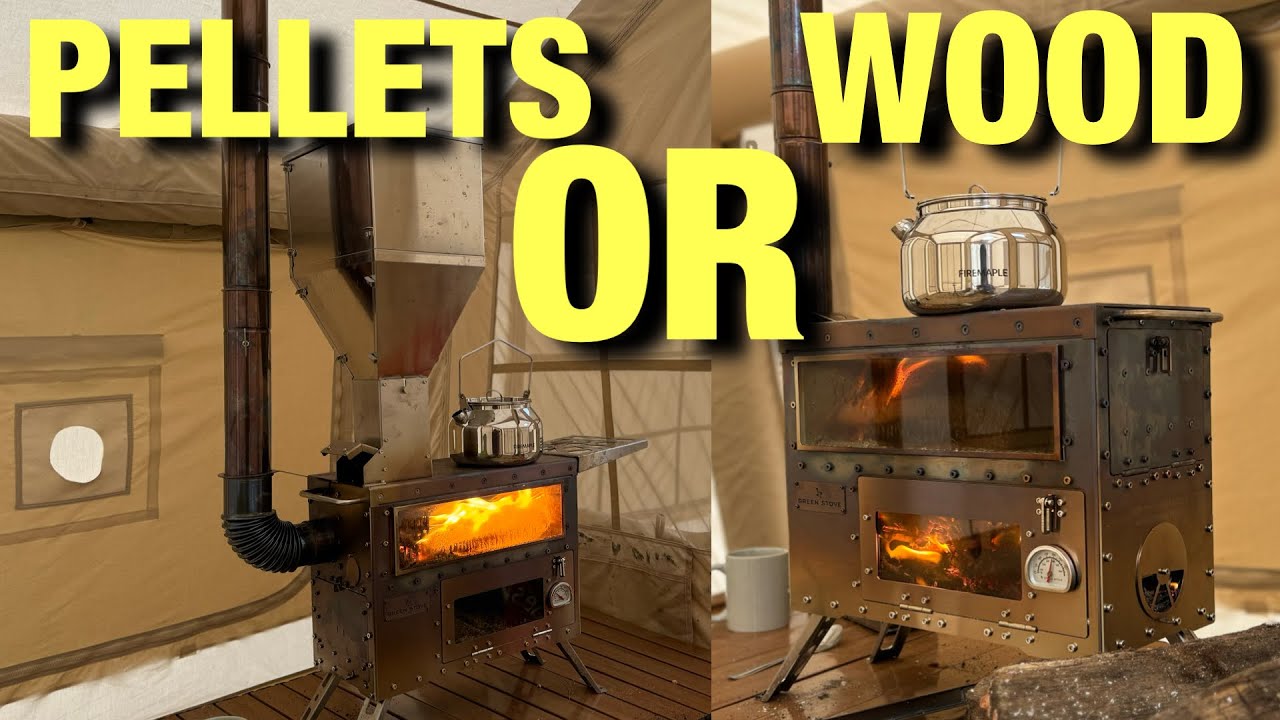 Печь на пеллетах или дровах Hori5 Hot TENT STOVE