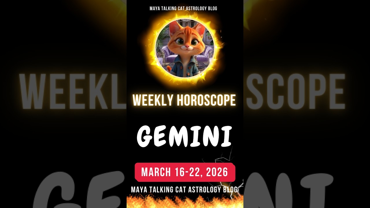 Gemini Weekly Cosmic Forecast for March 16 - 22, 2026