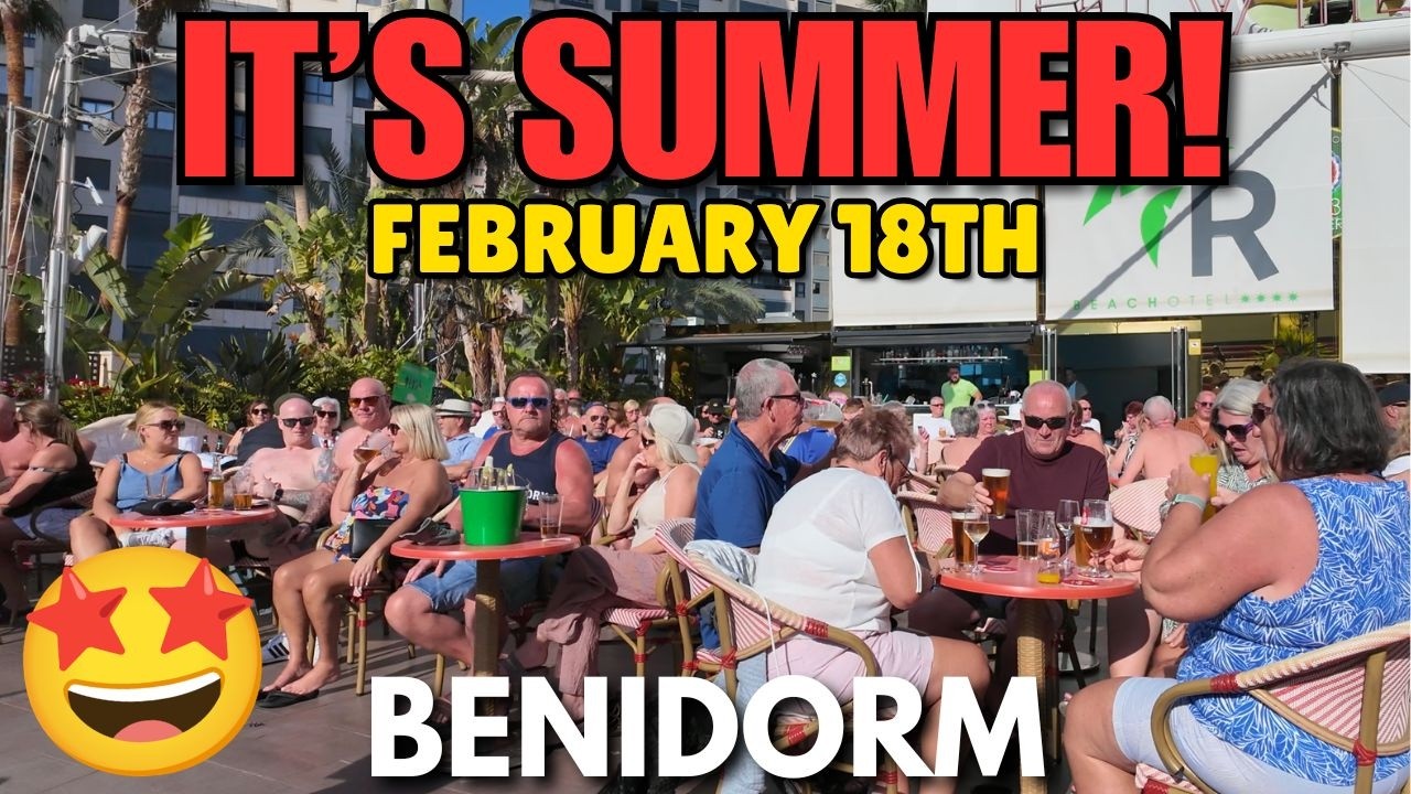 Benidorm - CROWDED Pubs, Bars & Terraces! 😱🔥┃Feels Like SUMMER Again!