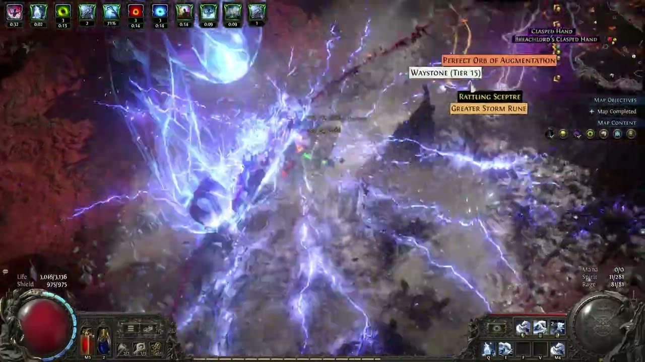 POE2 Hybrid Wolf Quick Clear on Abyss/Breach Map 하이브리드 늑드루