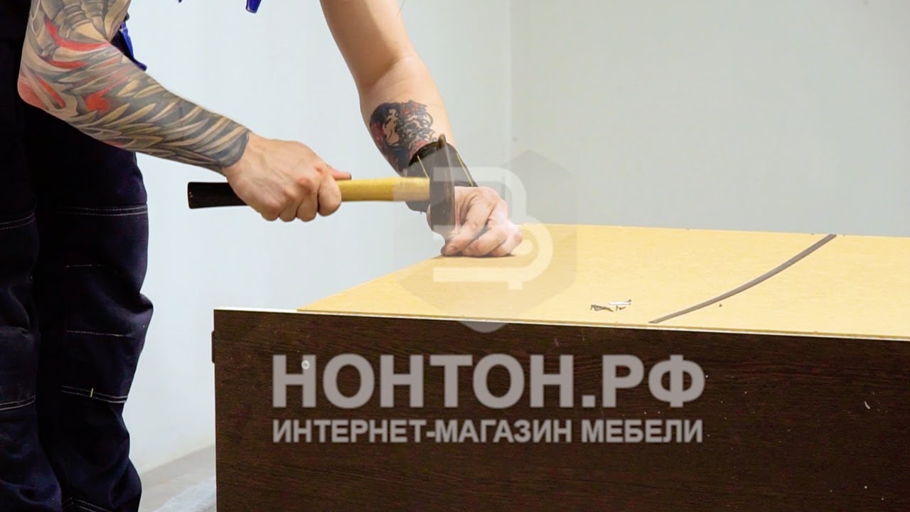 Шкаф 2-х створчатый платяной Ронда : распаковка, сборка, инструкция
